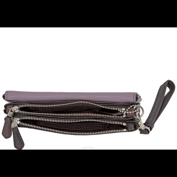 NWT Authentic Coach Triple Wristlet - Picture 7 of 7